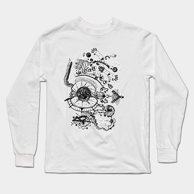 n6: "bodies in flight, bodies in flight" Long Sleeve T-Shirt by dy9wah